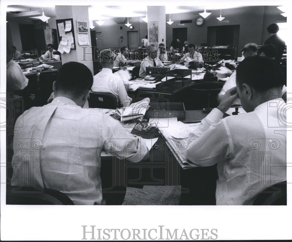 1960 Press Photo The Milwaukee Journal News Department in Wisconsin - mjb04456 - Historic Images