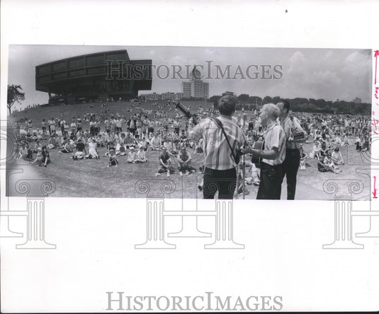 1966 Press Photo Festival of Arts With Performance By Folk Singers The Coachmen-Historic Images