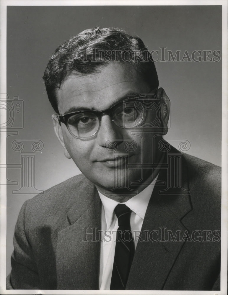 1965 Press Photo Dr. Asher Finkel Director Health Division Argonne National Lab - Historic Images