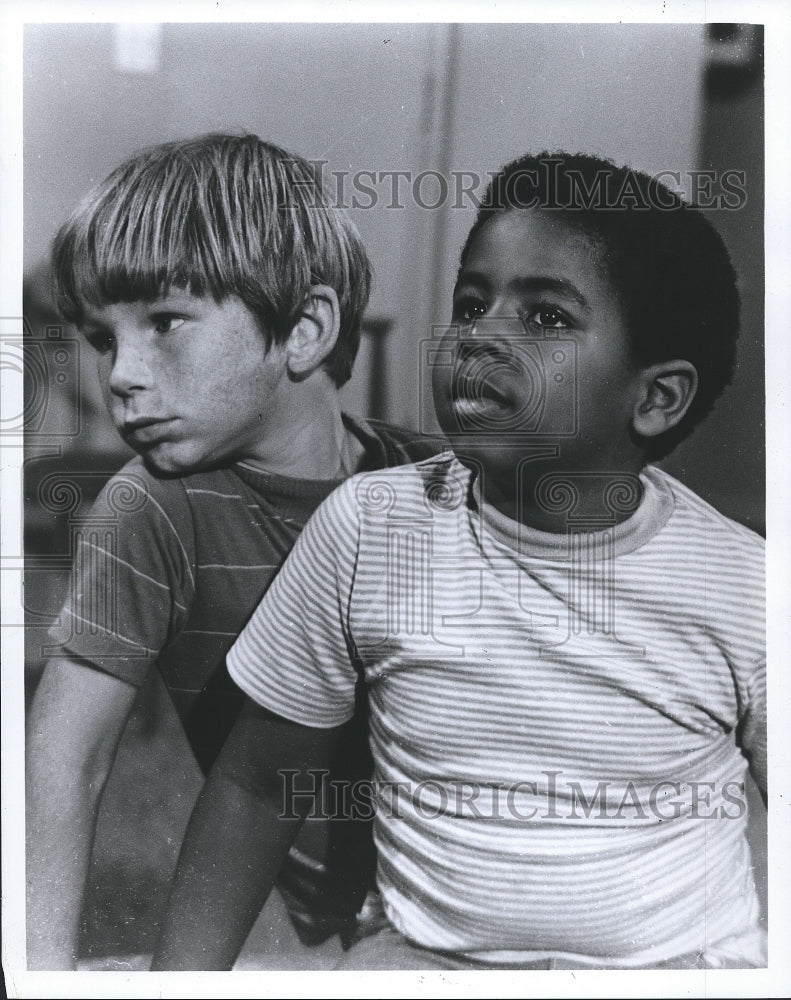 1969 Press Photo Michael Link and Marc Copage, on NBC-TV's, "Julia." - mjb05785-Historic Images