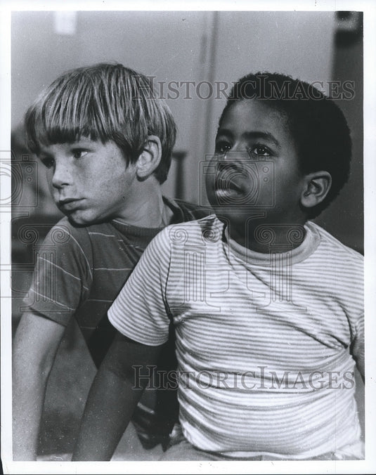 1969 Press Photo Michael Link and Marc Copage, on NBC-TV's, "Julia." - mjb05785-Historic Images