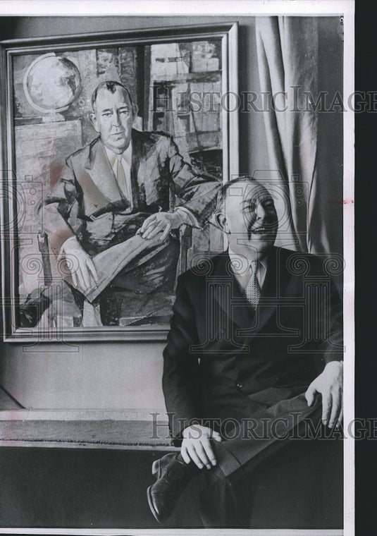 Press Photo Trygve Lie, first secretary general for the United Nations - Historic Images
