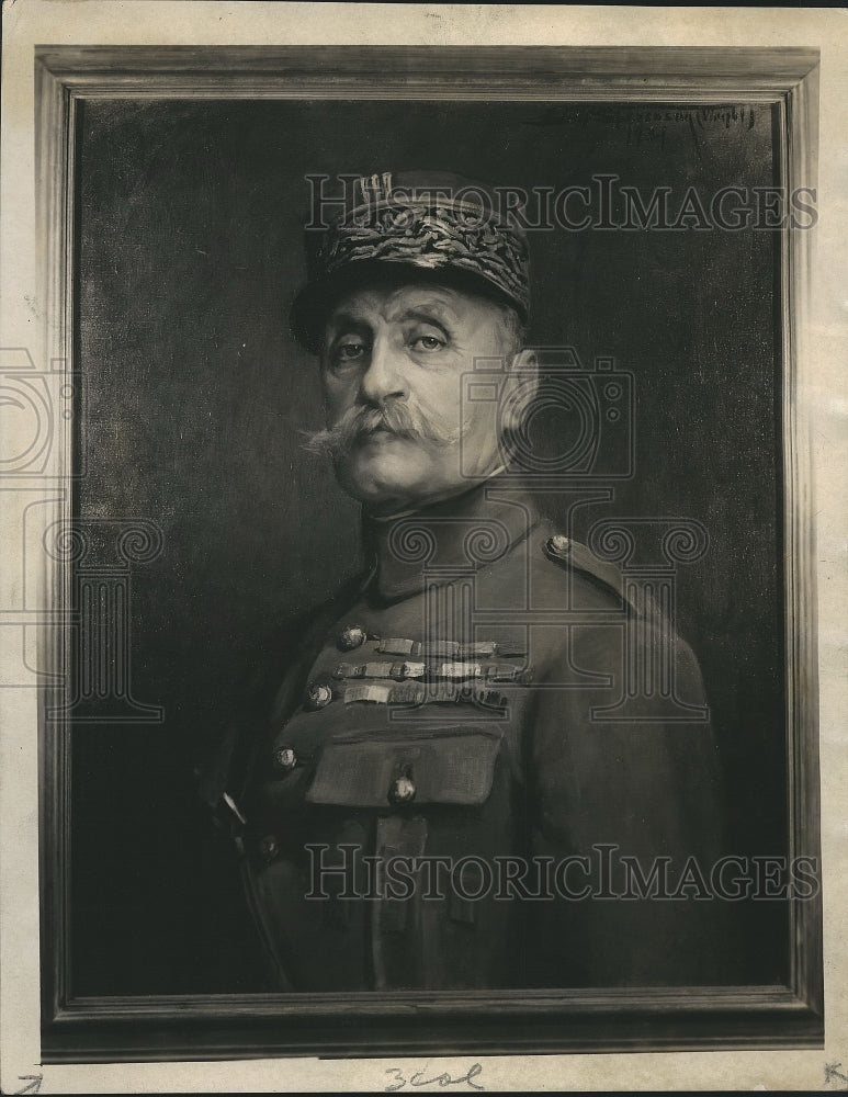 1931 Press Photo Painting of Marshall Ferdinand Foch - mjb05941 - Historic Images