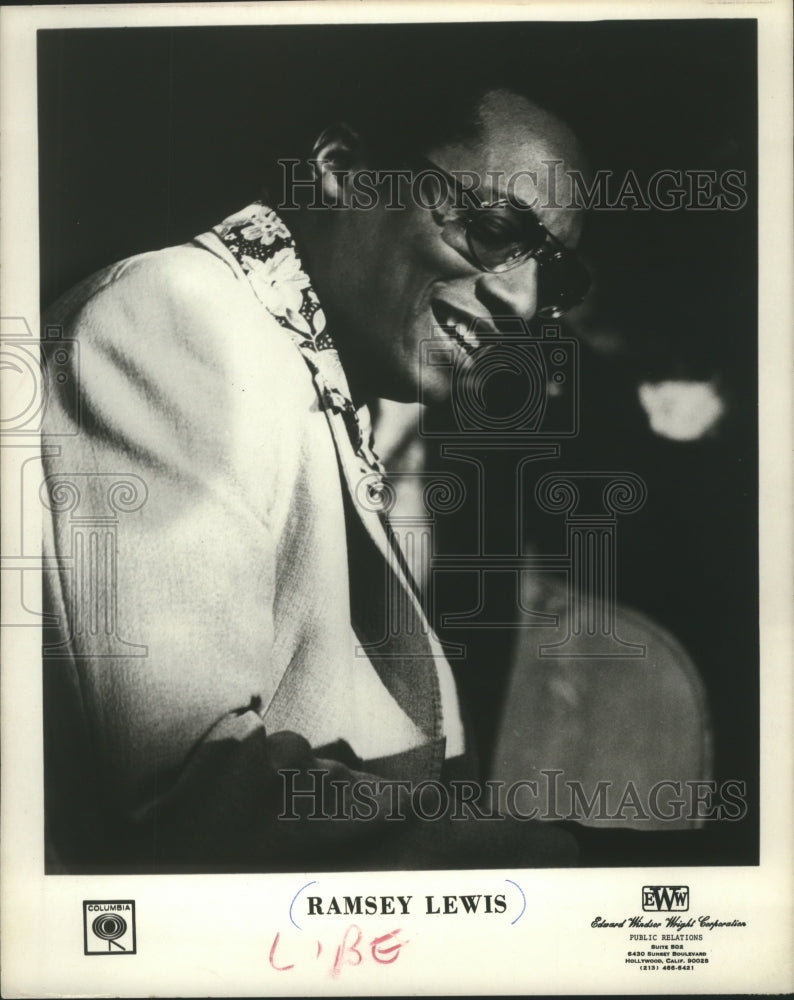 1975 Press Photo Musician Ramsey Lewis - mjb06248-Historic Images