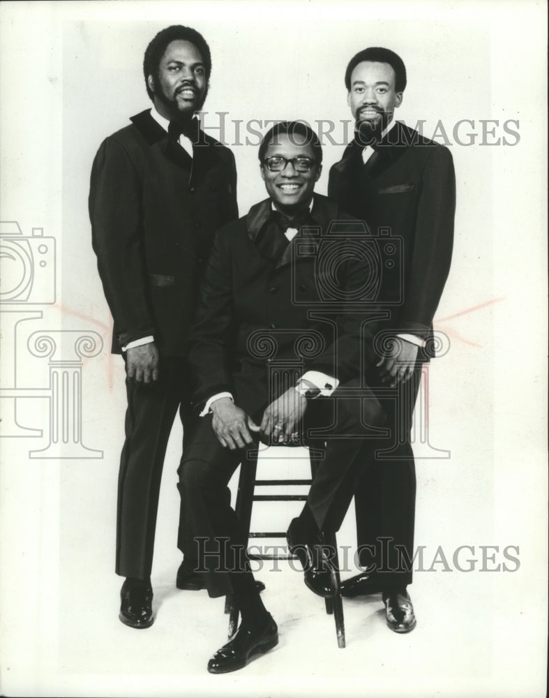 1969 Press Photo Jazz Pianist Ramsey Lewis in his trio of musicians - mjb06256 - Historic Images