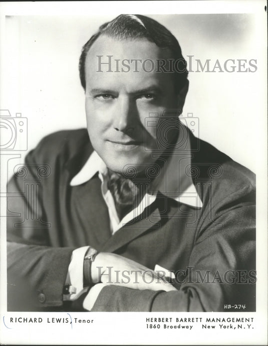 Press Photo Tenor, Richard Lewis. - mjb06304 - Historic Images