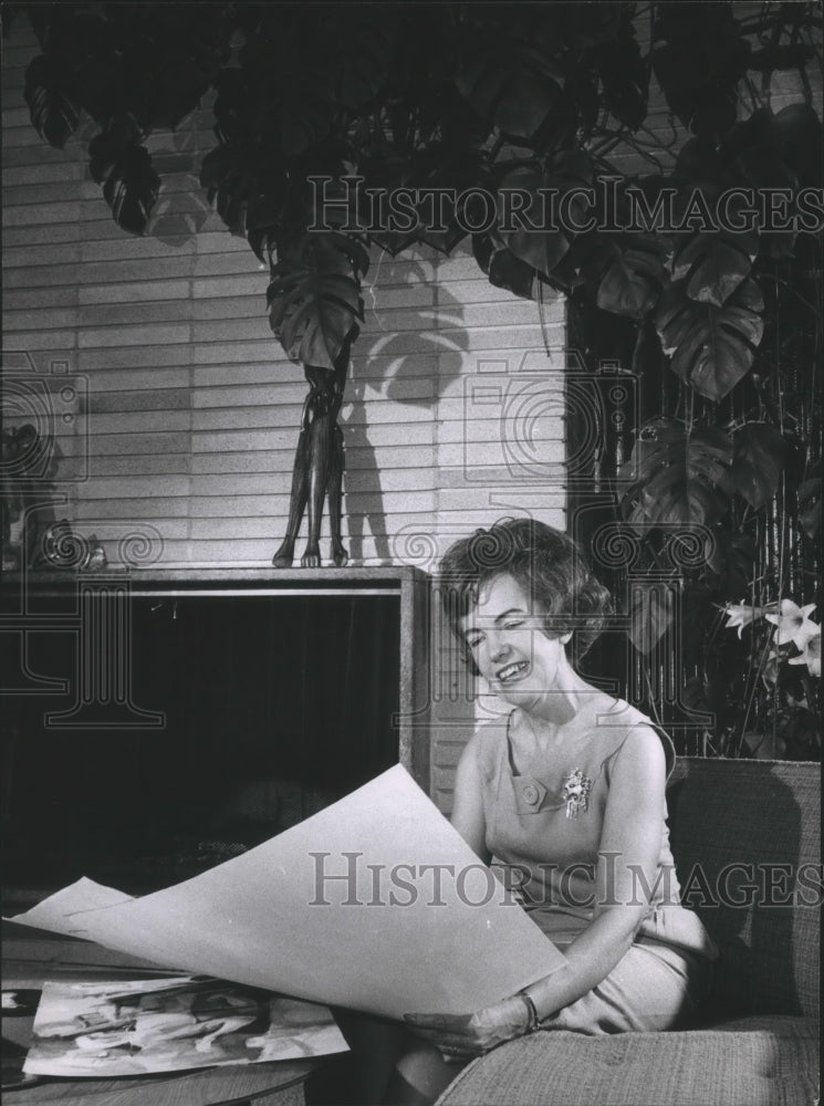 1963 Press Photo Mrs. Wallace Lomae - mjb06408 - Historic Images