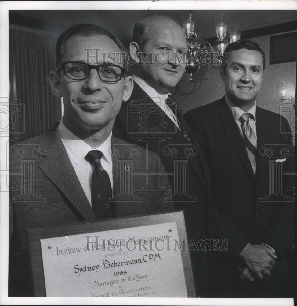 1969 Press Photo Sidney Lieberman, Charles Strobeck and Robert Miller, Milwaukee-Historic Images