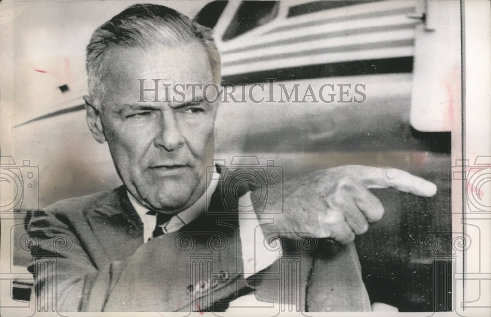 1964 Press Photo Henry Cabot Lodge former US ambassador to South Vietnam- Historic Images