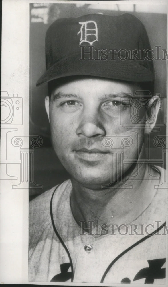 1952 Press Photo Vic Wertz, Cleveland Indians first baseman. - mjb08568 - Historic Images