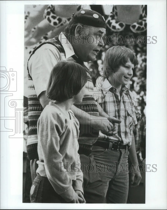 1979 Press Photo Jonathan Winters in a scene from "Family Funtime U.S.A.", - Historic Images