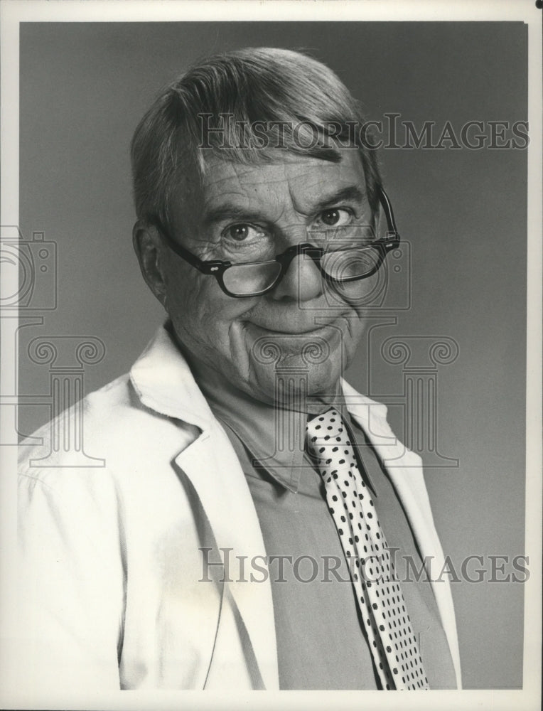 1980 Press Photo David Wayne, head shot as Dr. Amos Weatherby - mjb08599 - Historic Images