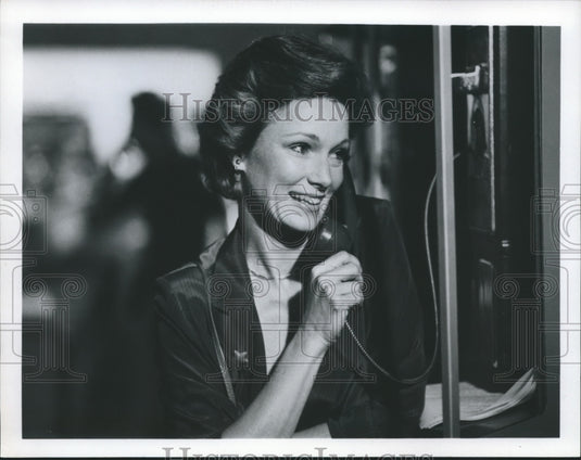 1979 Press Photo Yvette Mimieux, star of "Disaster on the Coastliner," on ABC - Historic Images