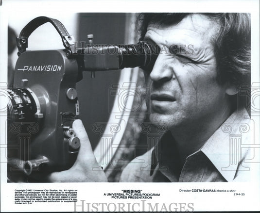 1982 Press Photo Director Costa-Gavras American film debut "Missing" - mjb08868 - Historic Images