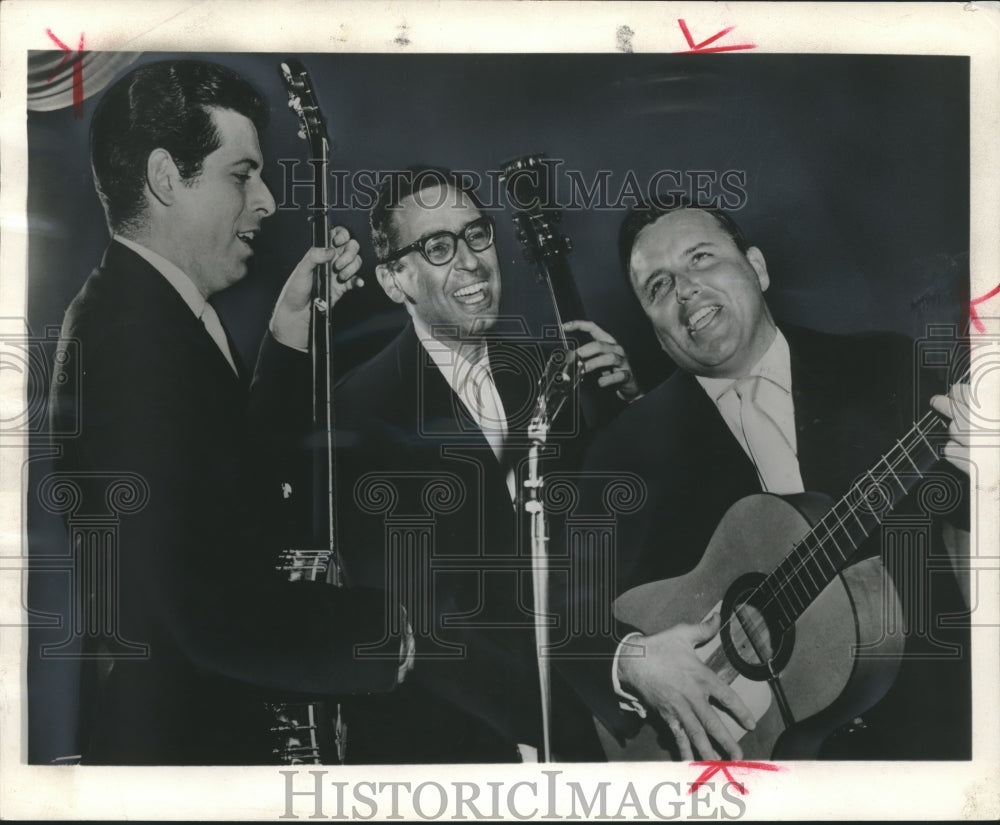 1962 Press Photo The Limeliters feature far out humor as well as folk songs.- Historic Images