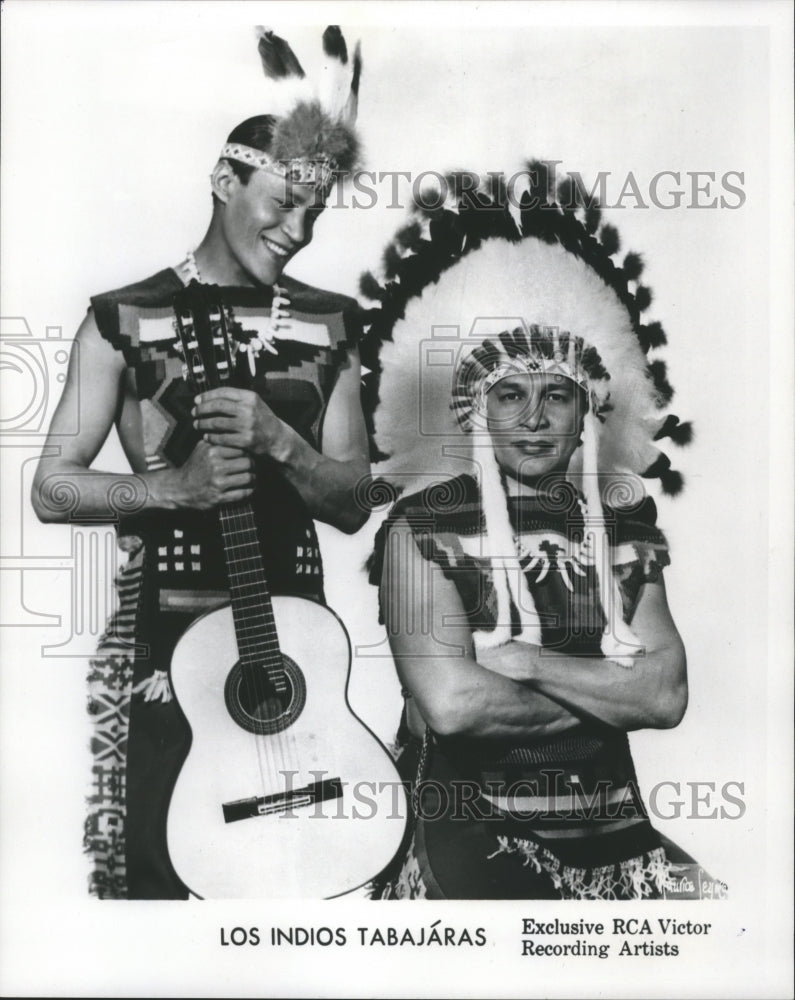 1971 Press Photo Los Indios Tabajaras, Brazilian Guitarists. - Historic Images