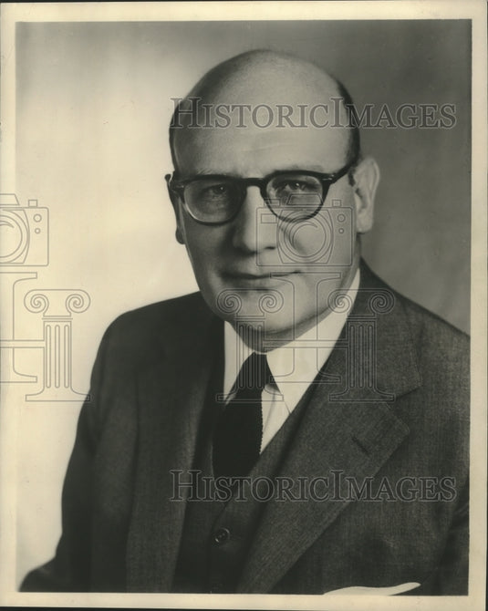 1959 Press Photo Lawrence Linck, National Association for Mental Health.-Historic Images