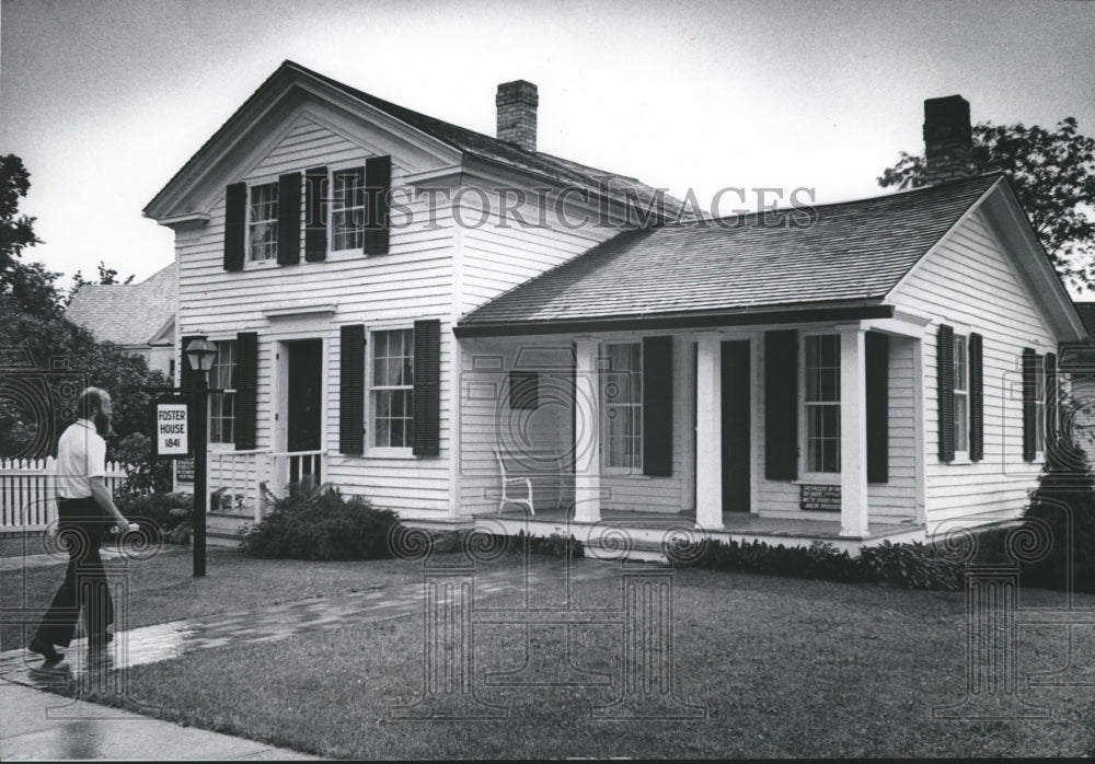 1978 Press Photo First Frame House in Fort Atkinson, Wisconsin - mjb10162 - Historic Images