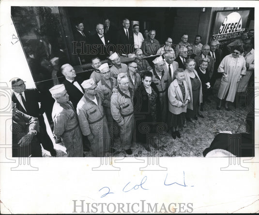 1964 Cornerstone laying witnessed by Journal employees - Historic Images