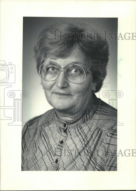 1985 Press Photo German refugee Lena Treu Franzen.  - mjb11184 - Historic Images