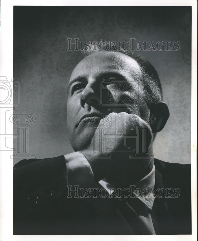 1963 Press Photo Representative Edgar F. Foreman speaks in support of Goldwater-Historic Images