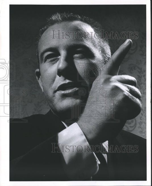 1963 Press Photo Representative Ed Foreman of Texas addressed Milwaukee-Historic Images