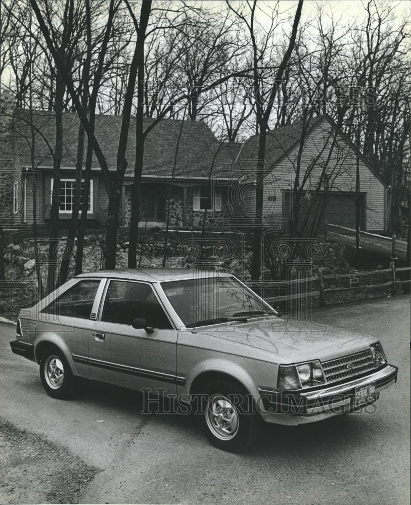 1984 Press Photo Ford Escort ranked second during first half of 1984-model year - Historic Images
