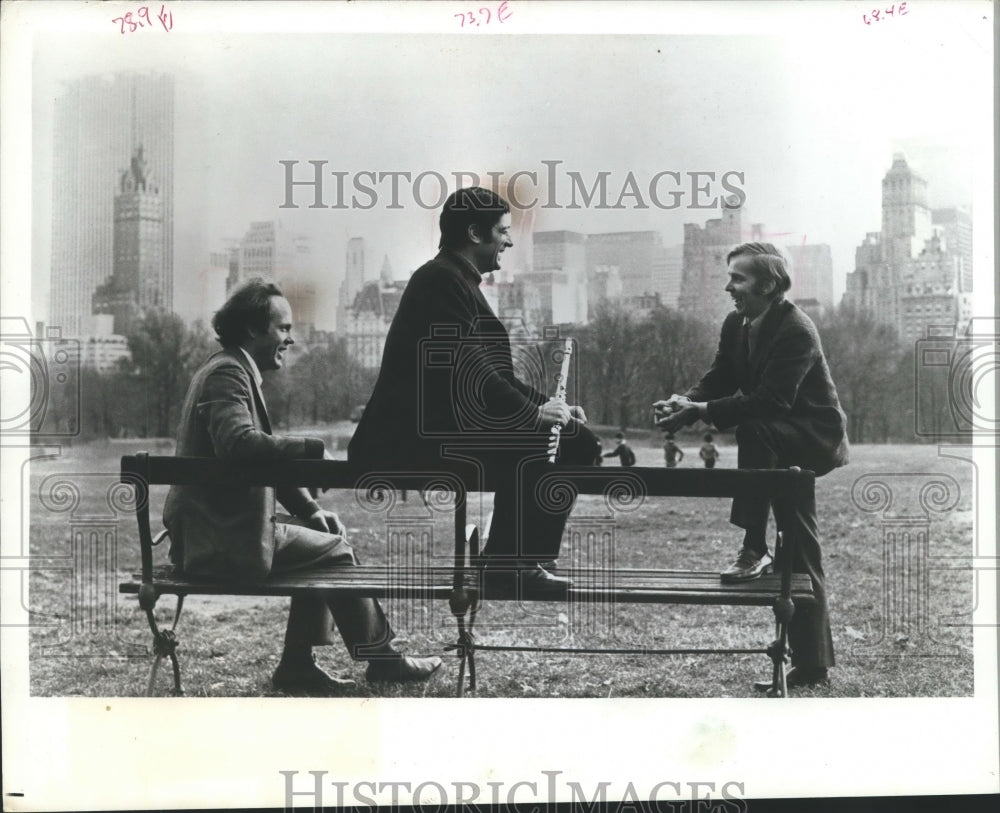 1968 Press Photo Prairie Camerata Charles Forbes, Anthony Pagano, Glenn Jacobson-Historic Images