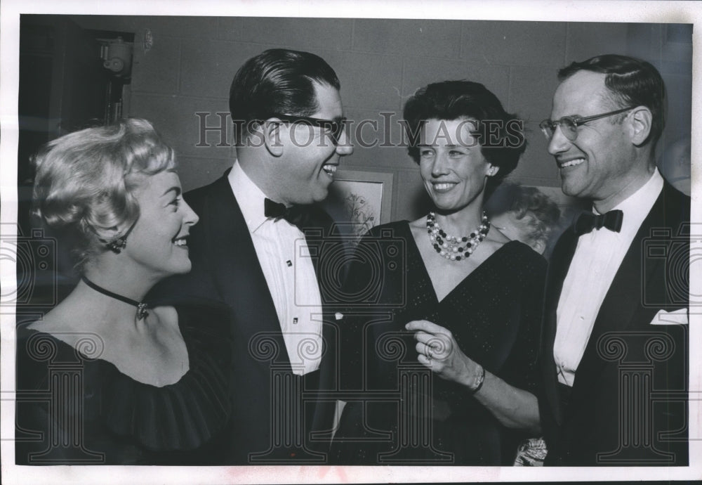 1958 Press Photo Henry Reuss and wife and William Feldstein and wife, Milwaukee.-Historic Images