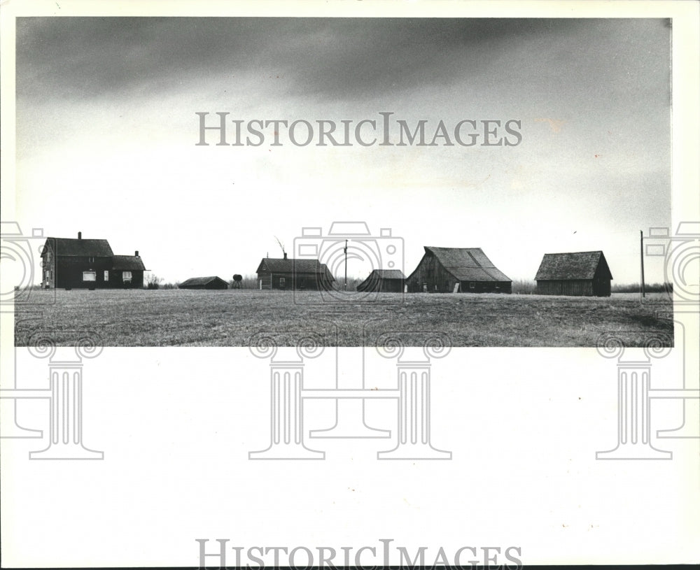 1981 Press Photo One of the oldest surviving farmsteads in Douglas County - Historic Images
