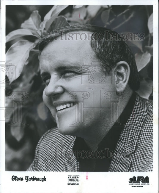 1968 Press Photo Glenn Yarbrough RCA recording star - mjb14260-Historic Images