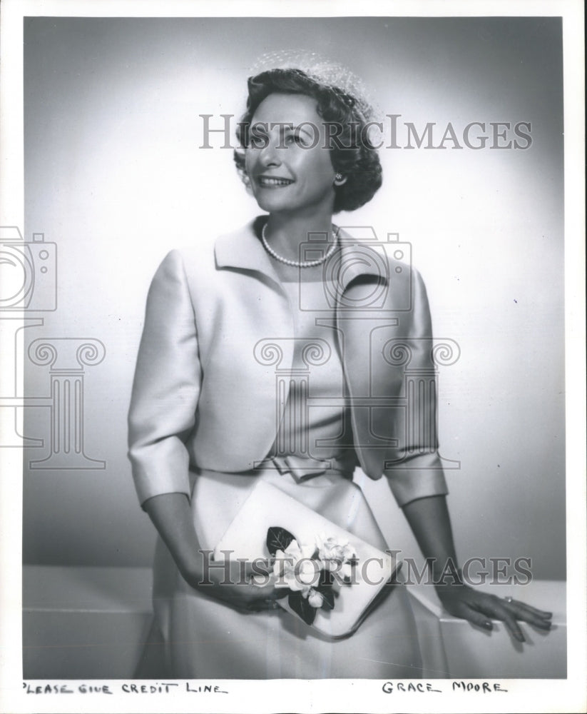 1962 Mrs. Raymond C. Firestone, Wife of Tire Heir, U.S. - Historic Images