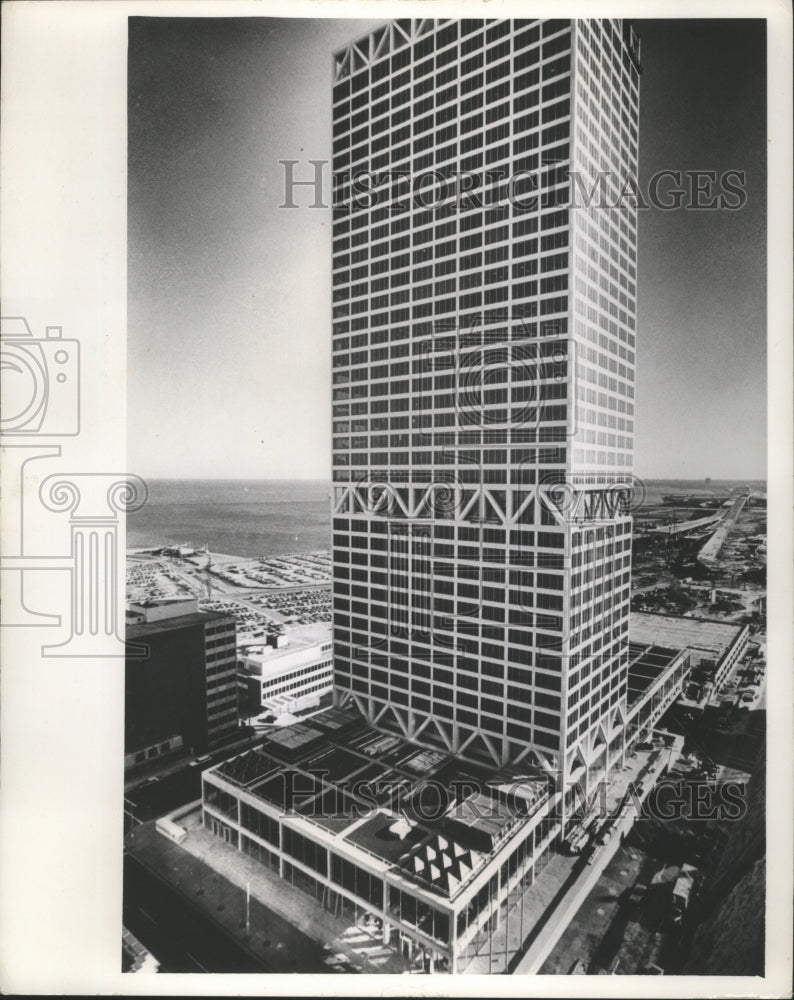 1973 Press Photo Full View of First Wisconsin Center Development - mjb15032- Historic Images