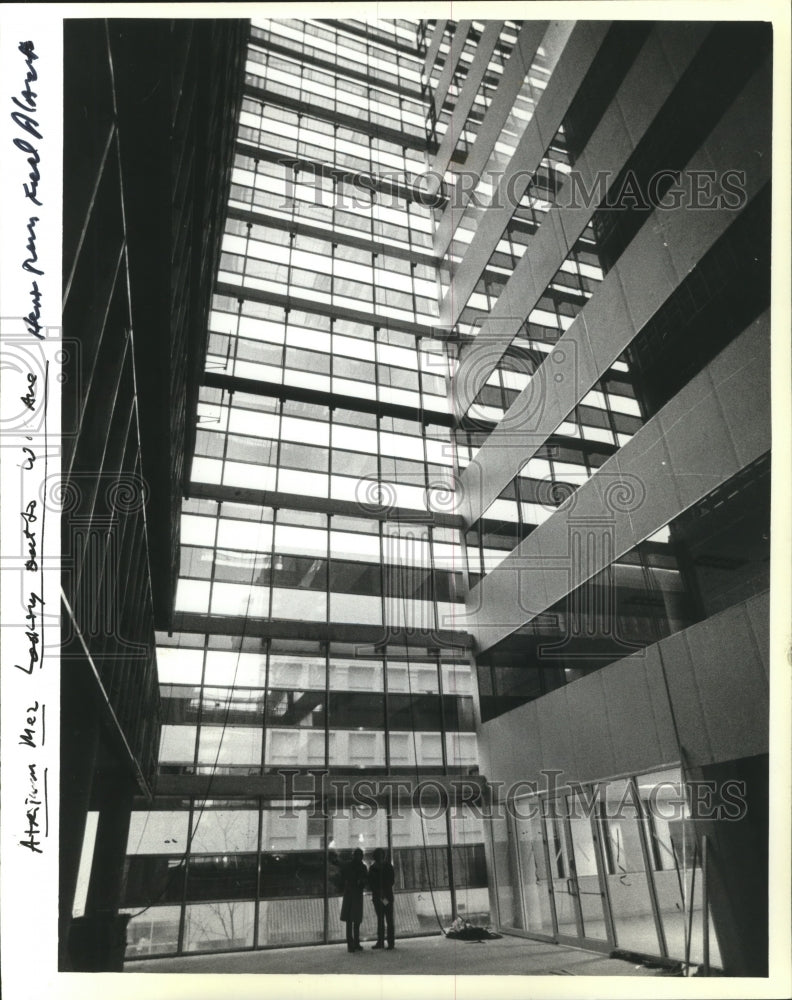 1983 The Atrium area of the Henry S. Reuss Federal Plaza, Milwaukee-Historic Images
