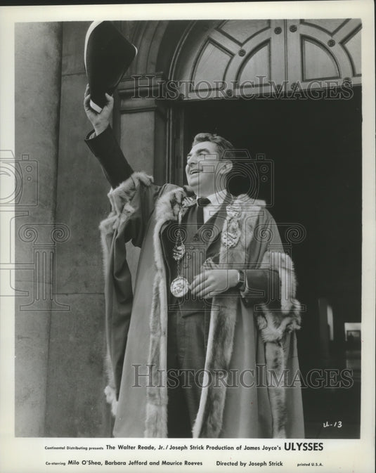 1967 Press Photo Milo O'Shea as Bloom in adaptation of James Joyce's "Ulysses"-Historic Images