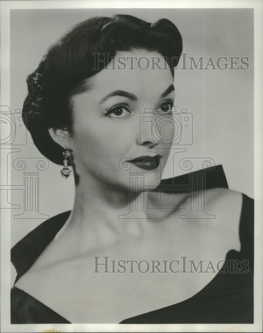 1955 Press Photo Neva Patterson plays Ellis in "Men with a Vengeance" - Historic Images