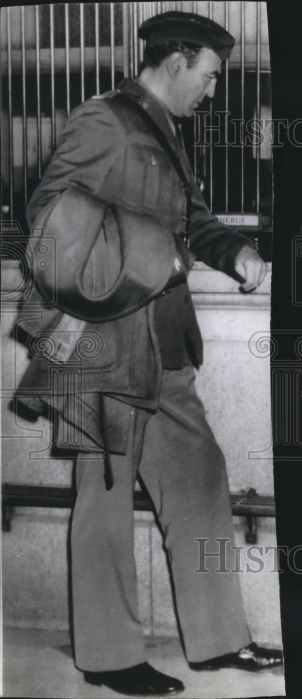 1941 Press Photo New York Republican Representative Hamilton Fish in Uniform-Historic Images