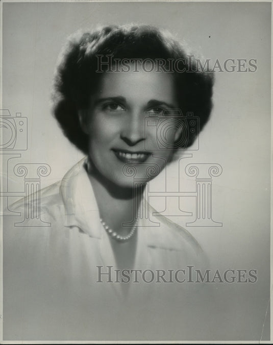 1949 Press Photo Evelyn Wigdale, Edwin A. Gallun Wed in Fox Point, Wisconsin - Historic Images