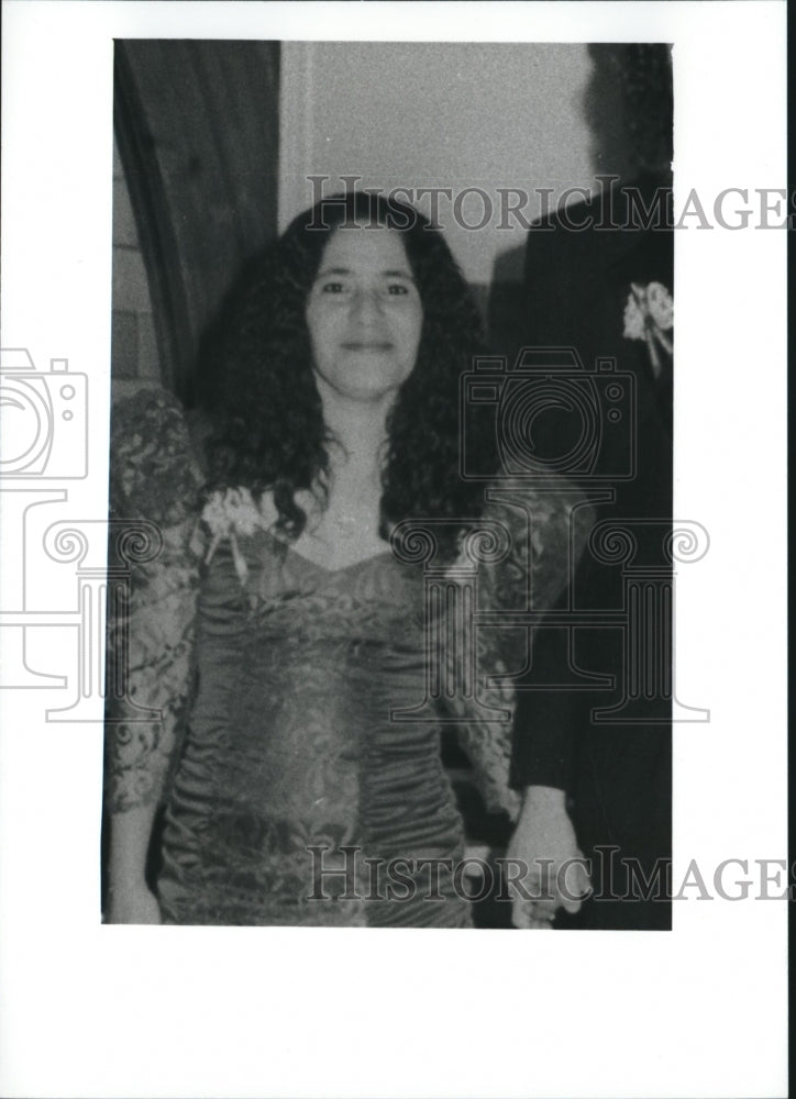 1993 Press Photo Lydia Lorenzana Michel, mother of Donald, victim of shooting - Historic Images