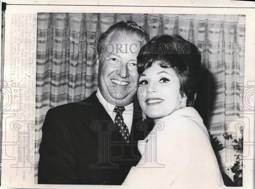 1967 Press Photo Singer Christine McGuire and husband, Robert H. Spain - Historic Images