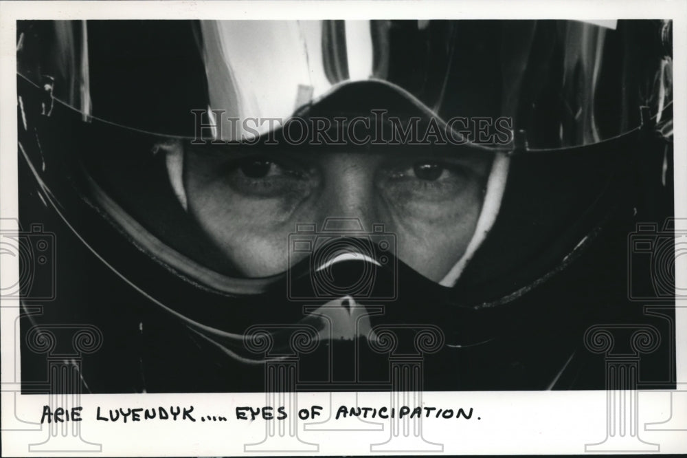 1989 Press Photo Race Car Driver Arie Luyendyk - mjb19763 - Historic Images