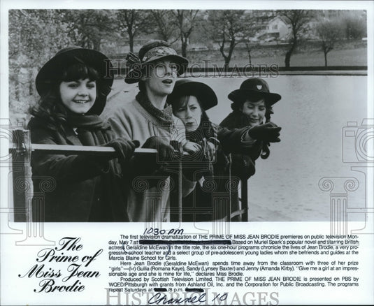 1979 Press Photo Geraldine McEwan acts in The Prime of Miss Jean Brodie - Historic Images