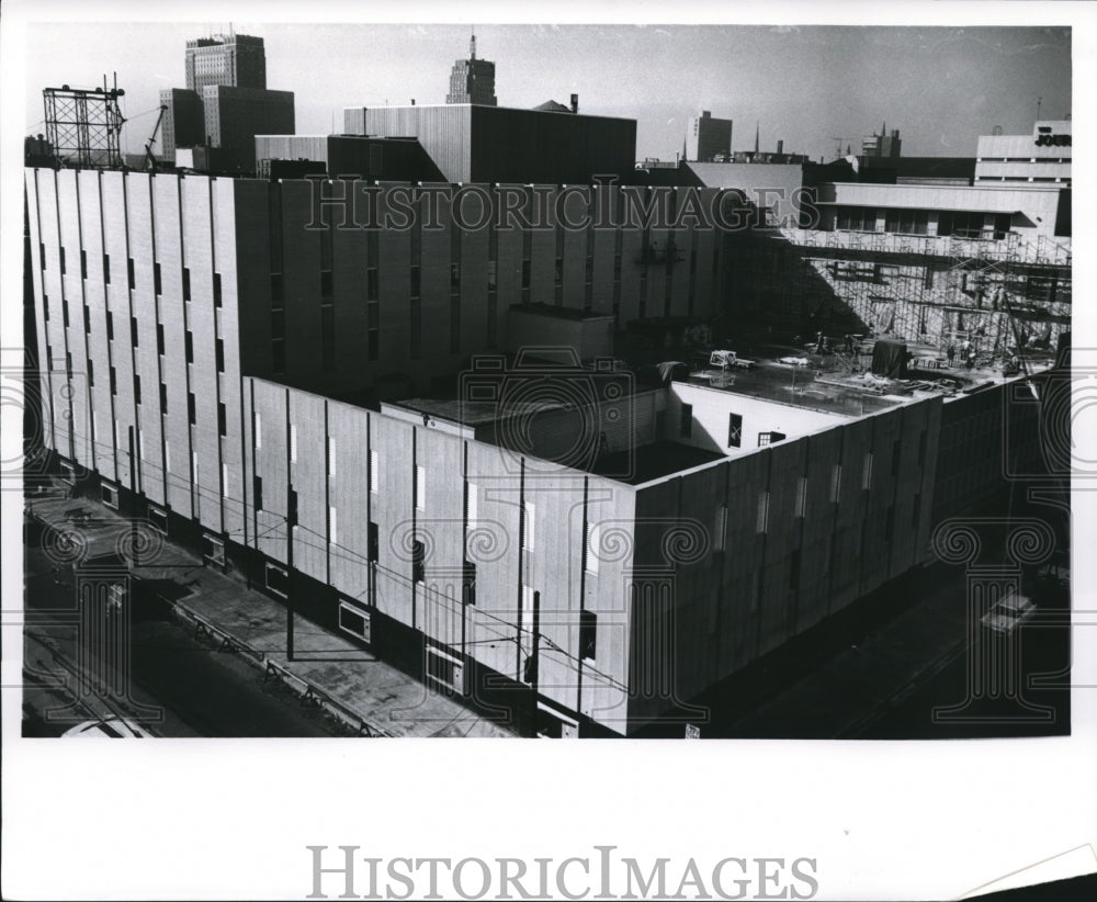 1961 Press Photo Construction of New Addition at Milwaukee Journal Building-Historic Images