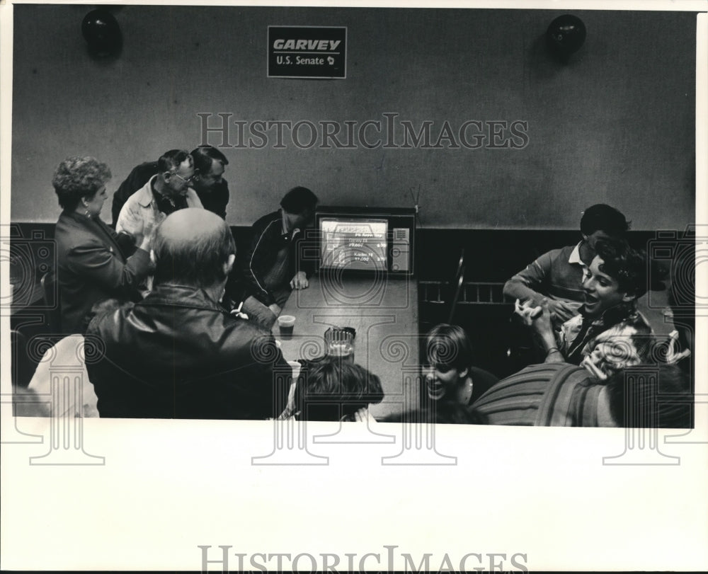 1986 Ed Garvey at Milwaukee Headquarters Milwaukee, Wisconsin-Historic Images
