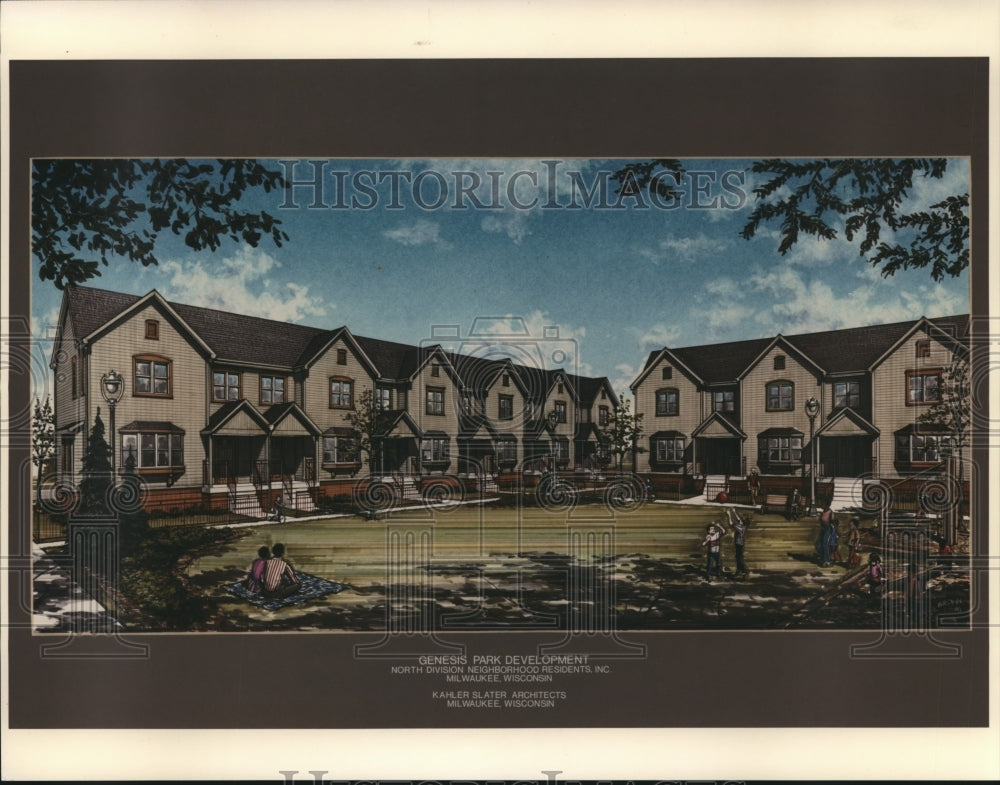 1991 Press Photo Genesis Park Development, Milwaukee, Wisconsin - mjb21837 - Historic Images