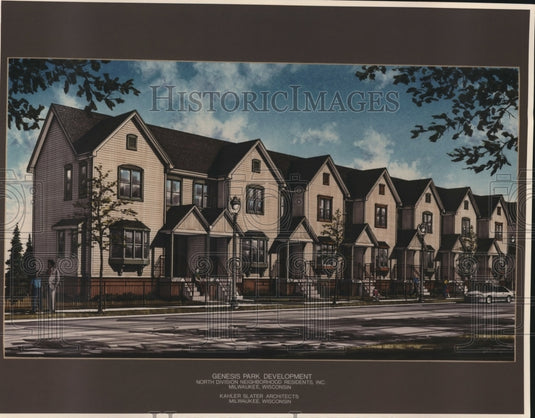 1991 Press Photo North Division Neighborhood Residents Incorporated Genesis Park - Historic Images
