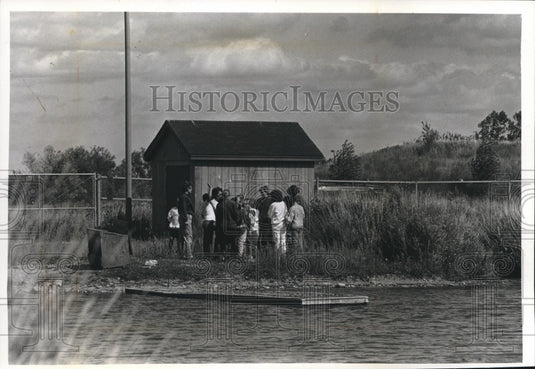 1993 Students at General Electric's complex near Pewaukee, Wisconsin-Historic Images