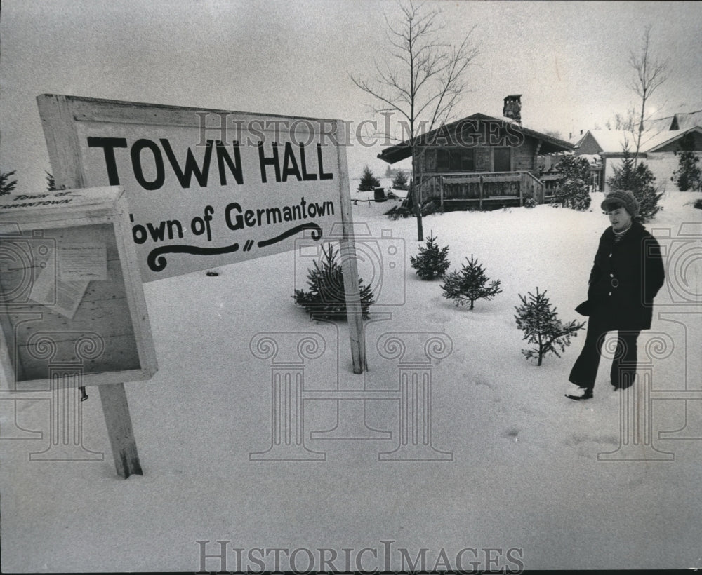 1978 Press Photo Germantown Town Hall - mjb22172 - Historic Images