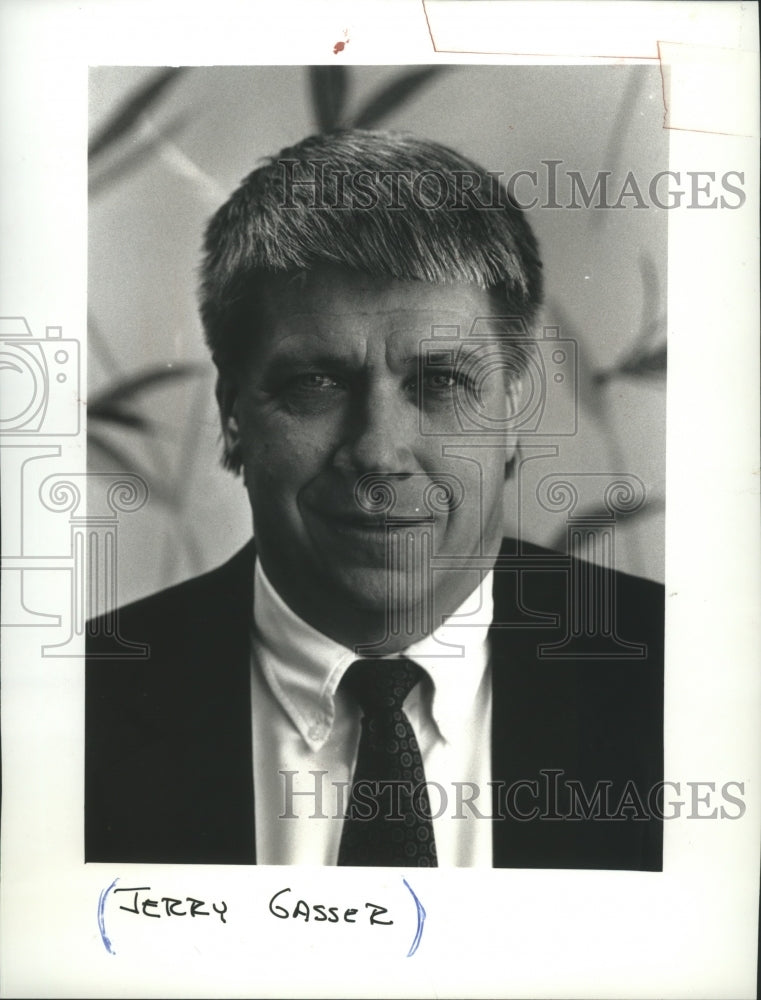 1993 Press Photo Jerry Gasser Village of Mukwonago Village President - Historic Images