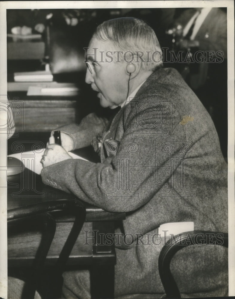 1941 James W. Gerard, former US ambassador to Germany testifies - Historic Images